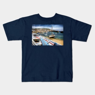 Mousehole Harbour Kids T-Shirt